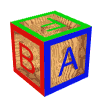 alphabet block