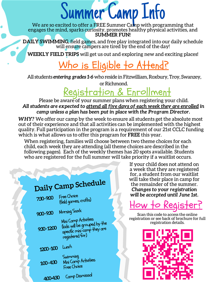registration information